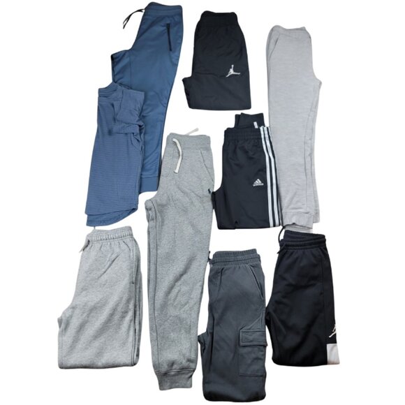 Boys Sweatpants & Joggers Bundle Jordan, Adidas, Gap, Polo Athletic Casual - Picture 1 of 14